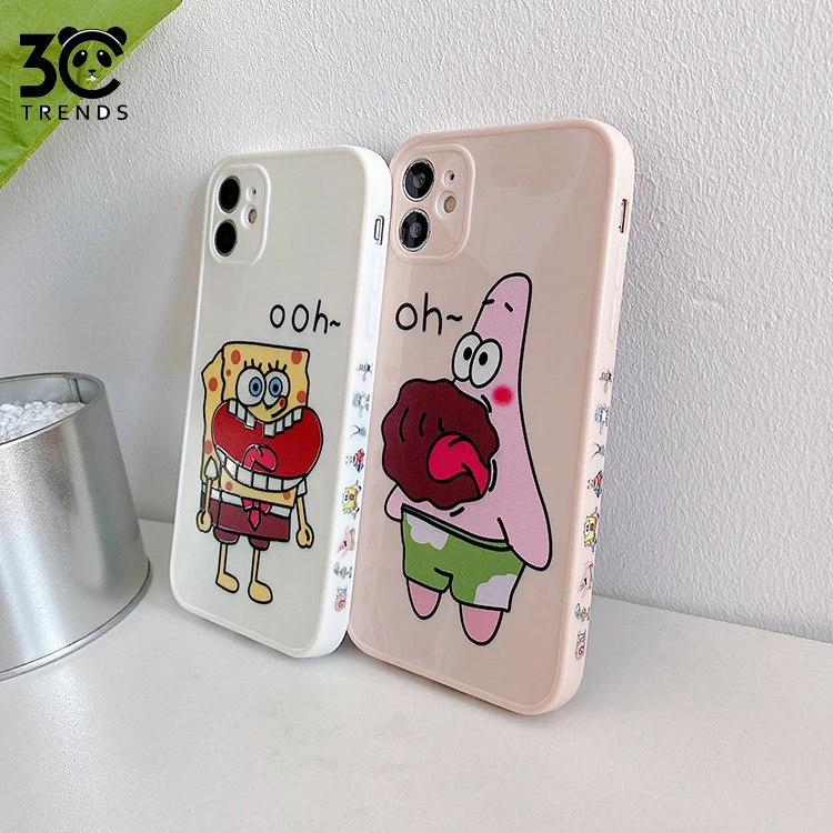 

Wholesale cute animation border print tpu phone case cover for iphone, Multi