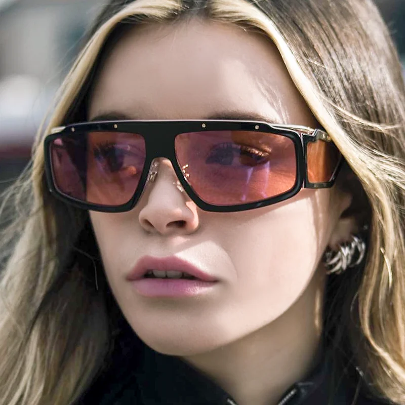 

SHINELOT Hot Products To Sell Online Men Fashion Sunglasses Vintage Square Cool Sun glasses Stock
