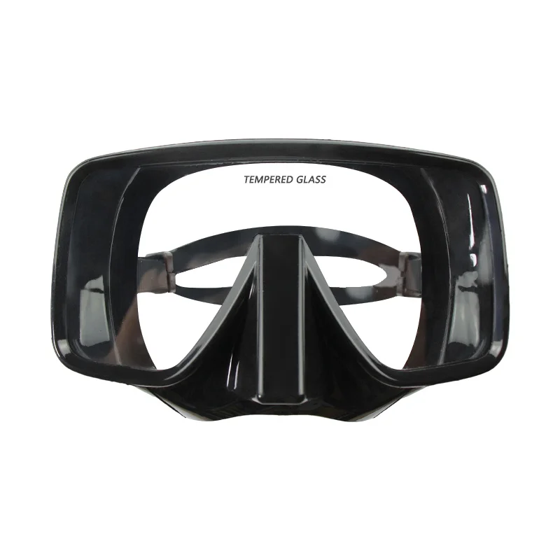 Custom Anti-fog Silicone Diving Goggles Single Lens Leak Proof Adult Swimming Diving Equipment Snorkel Diving Mask