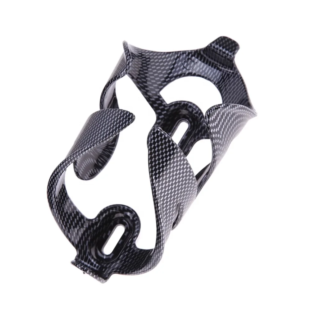 

TY Bike Water Bottle Cage Carbon Fiber Texture MTB Mountain Road Bike Cycling Water Bottle Holder Bracket, Gray