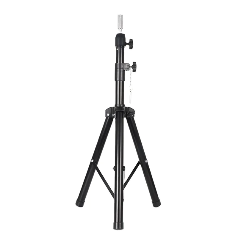 Professional Hair Salon Adjustable Mannequin Tripod Stand Hair Dressing Training Head Tripod Metal Wig StandBracket with Holder