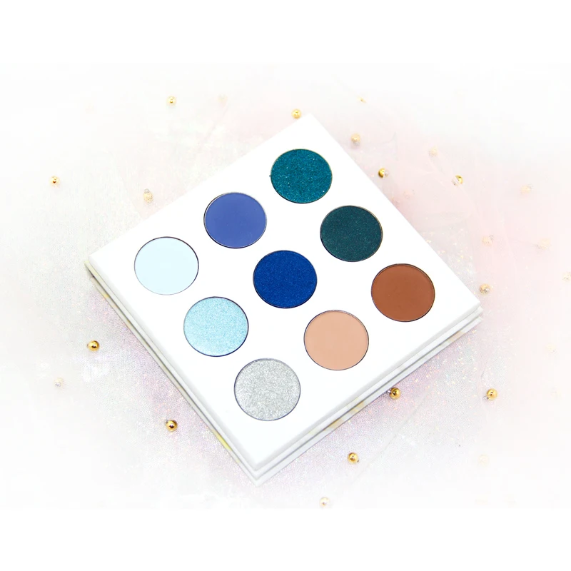 

Fast delivery 9 colors no logo eye shadow palette for party, 8 colors