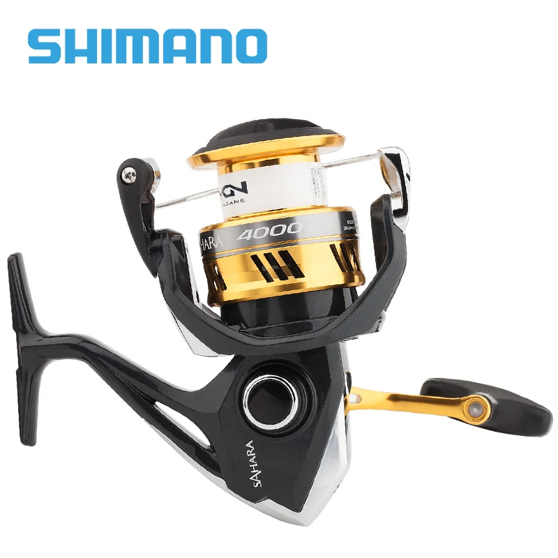 

Shimano Original SAHARA 1000 2500 C3000HG 4000XG C5000XG Spinning Fishing Reel 5BB Hagane Gear Saltwater Fishing Reel, Black