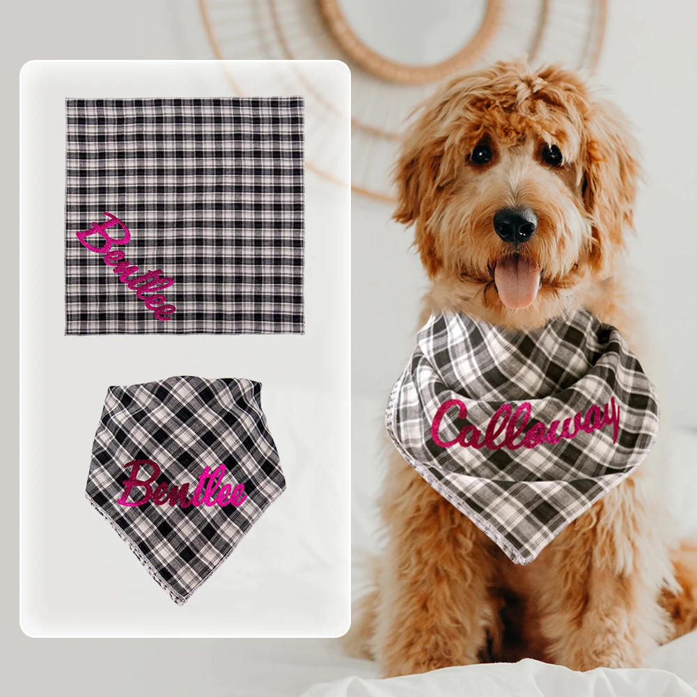 

Wholesale Custom Printed Pet Scarf Personalized Dog Head Necklace Scarf Pet Apparel & Accessories Elegant Dropshipping