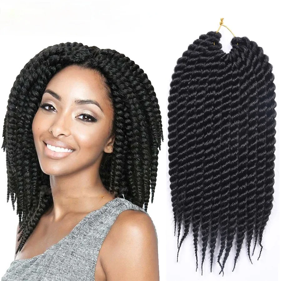 

HAVANA MAMBO TWIST African Black Braids with Two Braided Wigs Braiding Hair