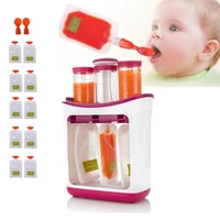 

Reusable Food Grade Squeezed Fresh Fruit Home Packing Processor for Baby food Storage