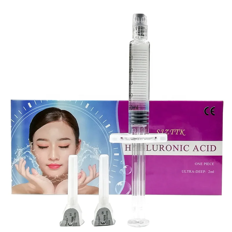 

CE approved 2ml Anti aging acid hyaluronic dermal filler/acid hyaluronic injection with Lido derm for lips