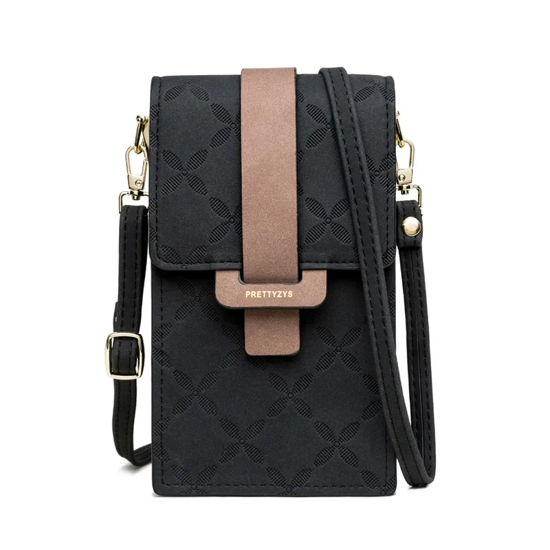

2021 Crossbody Purses Phone Bag for Women Girls Fashion Shoulder Adjustable Lanyard PU Leather Card Slots Wallet Phone Case Bag