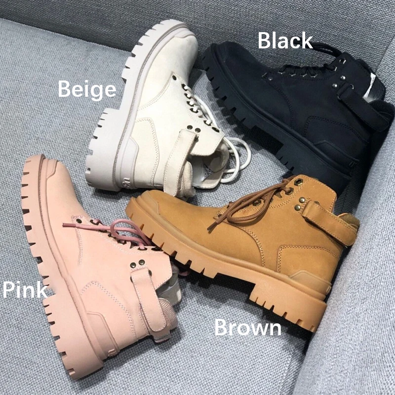 

Manufacture Real Leather Winter 2021 Warm Ankle Boots Fur for Women Boots Adult High Top Female Shoes Boot