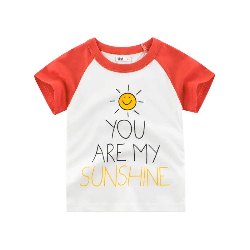 

High Quality T Shirt Children Summer 100%Cotton Casual White T Shirts Unisex