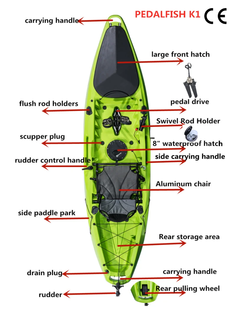 Electric Motor Kayak Pedal Drive Fishing Ubpk1 From Uboat Kayak Buy Caiaque Pesca,Kayak