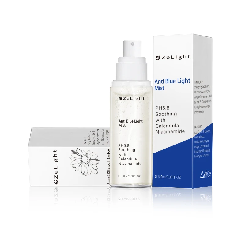 

Ze Light 100 ml Hot selling New Product Anti Blue Light Toner Lightening Anti Aging Calendula Anti Blue Light Lotion