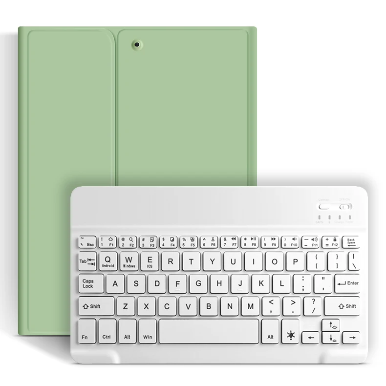 

Wireless Keyboard Case for iPad 2018 6th Gen/5th Gen/Air 2/Air1 With Pencil Holder
