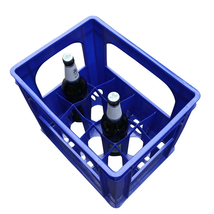 Stackable Beer Bottles Plastic Crates by QS - Durable & Convenient