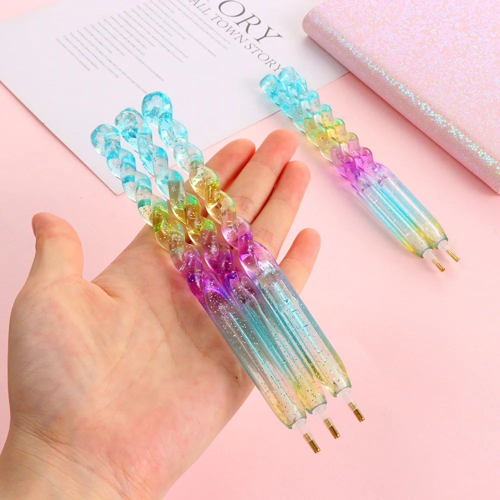 

5D Diamond Point Drill Pen Painting Cross Stitch DIY Crafts Sewing Embroidery Tool Sewing Accessories Diamond Painting Tool, As photo