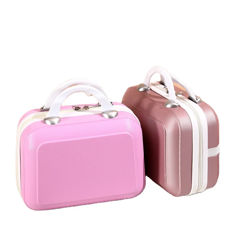 

Custom Mini Hard Shell Cosmetic Case ABS Beauty Make Up Luggage Case storage Carrying Box Cute Suitcase, Multicolor