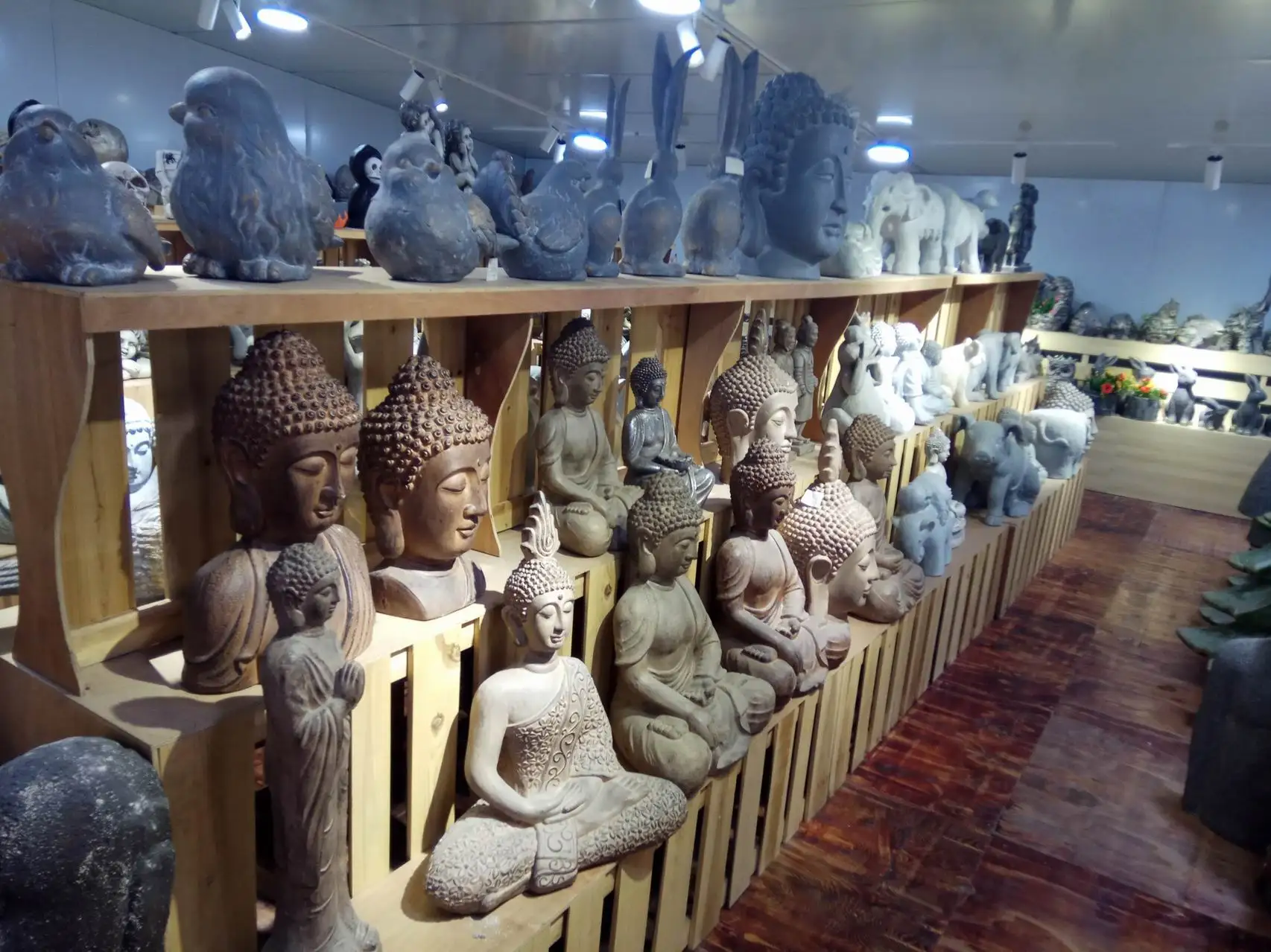 Custom black Buddha statue factory wholesale cheap ceramic& resin Buddha sculpture