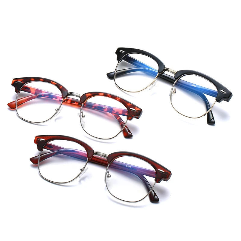 

eyewear anti blue light blocking metal blue light blocking glasses, Customized
