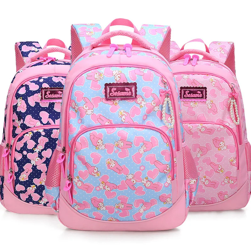 

Wholesale Primary school girls 1-3-6 grade cartoon cute princess bag