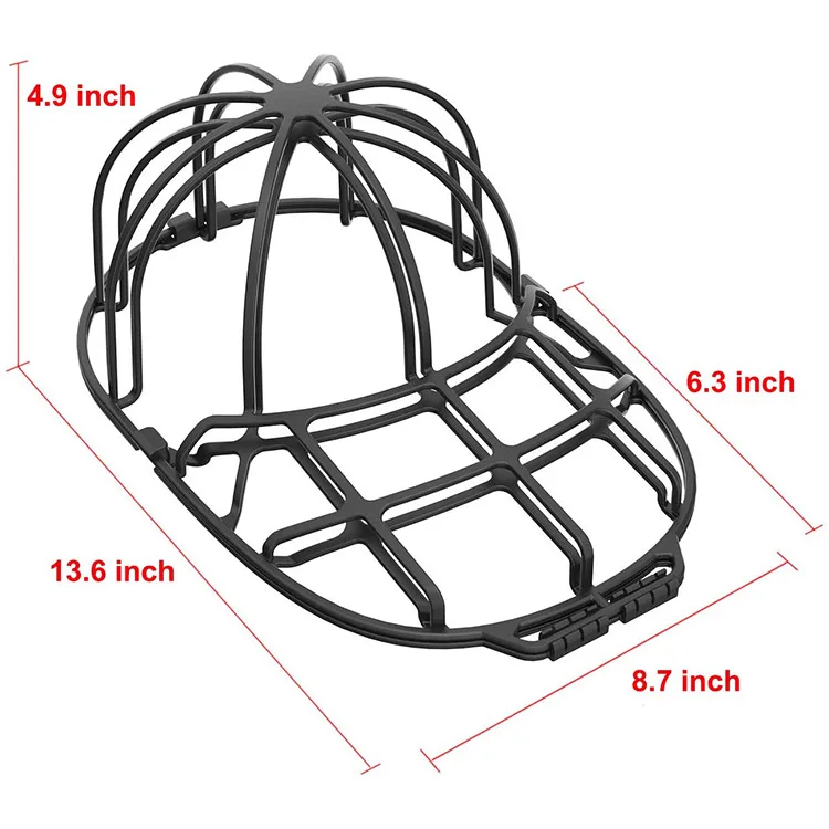 

hat shapes insert plastic case washing laundry machine fedora curved bill dishwasher rack holder brim baseball hats protector