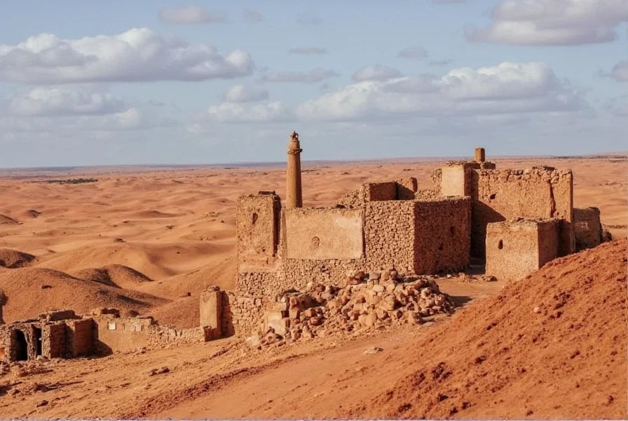 Kitchen Table with North African Dishes