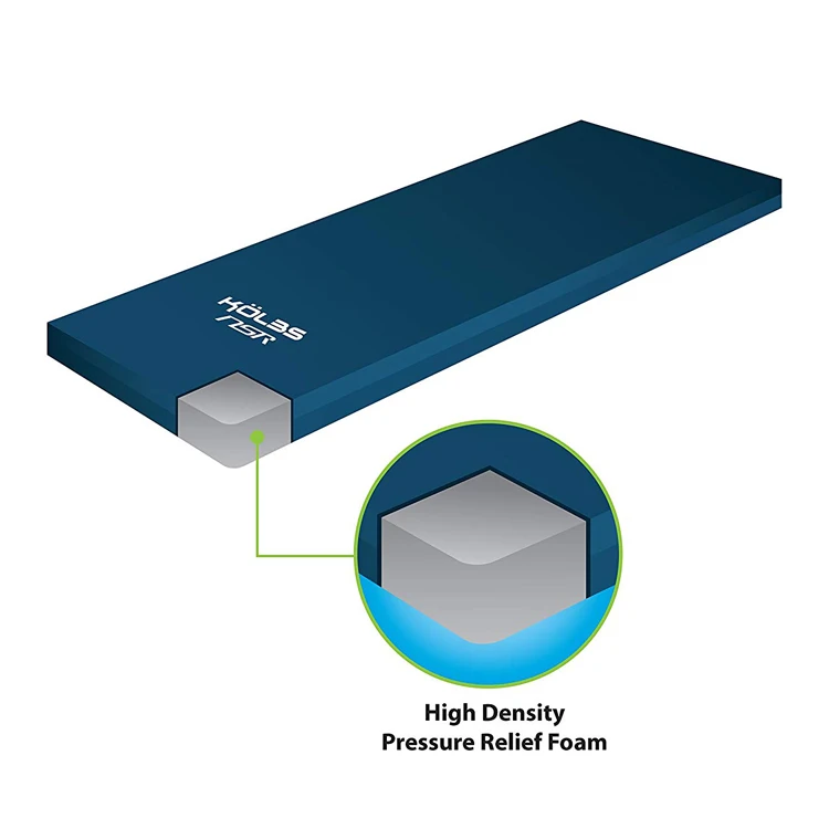 Pressure Redistribution Foam Hospital Bed Mattress With Hospital Grade