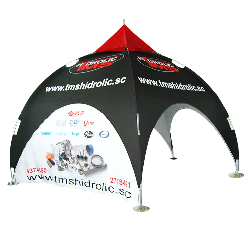 

Outdoor advertising double star tent white star shade event tent for sale