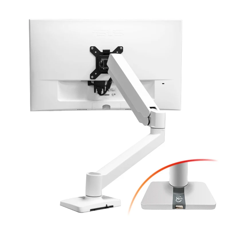 

Single Monitor Fully Adjustable For Vesa 75*75 To 100*100mm PC Vesa Monitor Arm Desk Mount