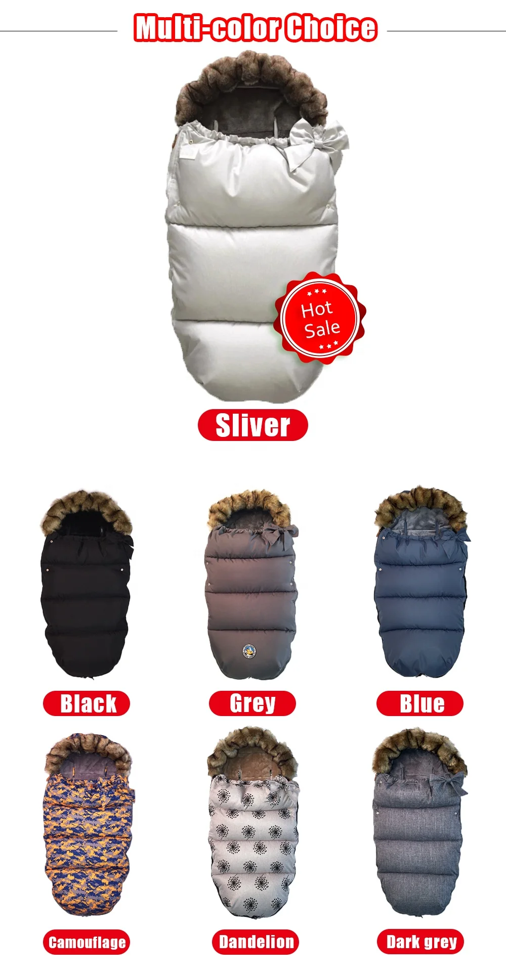 
New style footmuff for stroller car seat footmuff 