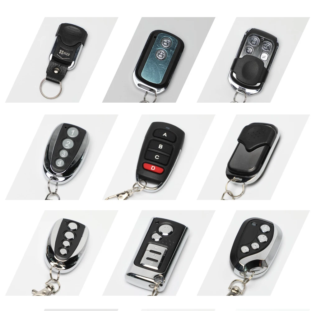 

Customized Universal Car Alarm garage door remote control car key frequencyl 315Mhz 433Mhz RF Wireless Controller