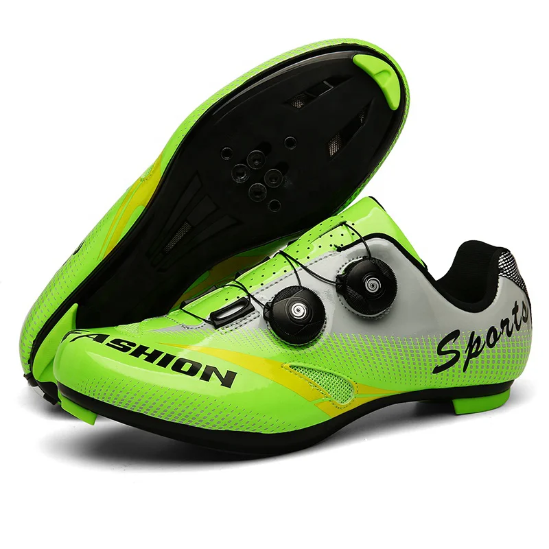 

2021Road and Mountain Professional Bike Racing Neuankommling Hochwertige Mode Manner Schwarz Gelb Radschuhe