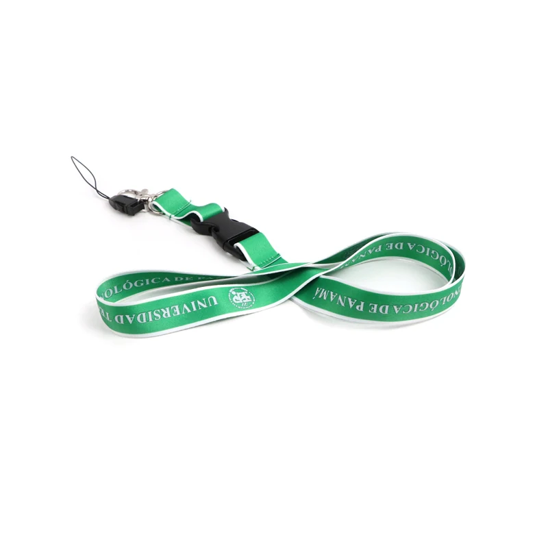 

Wholesale custom high quality eco-friendly printing heat press woven lanyards