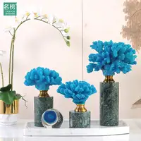 

Quality mini room home decor stone coral reef resin accessories