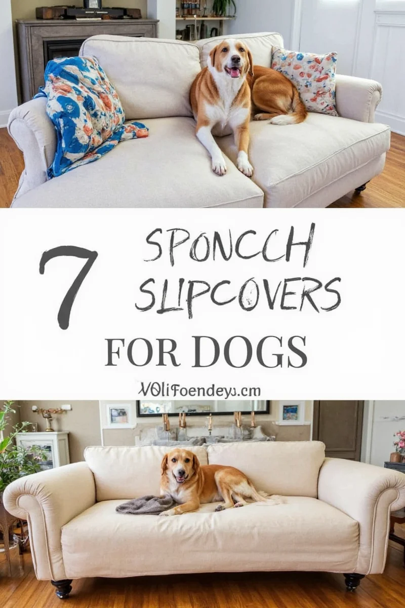 Linon Home Textured Sofa Slipcover