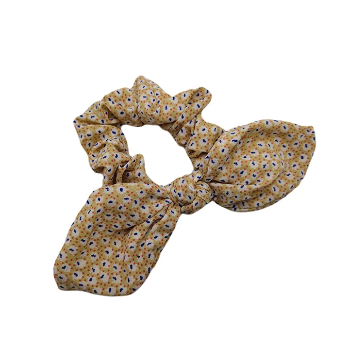 

Song May High Quality Fashion Floral Fabric Hair Scrunchie for Kids Hairs Ties Band Accessories Womens' Customizable