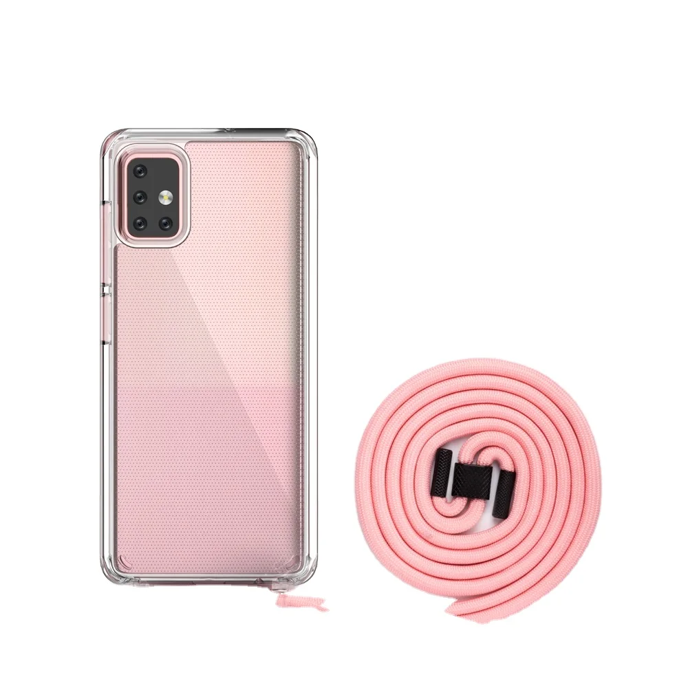 

OEM ODM Factory Sourcing Necklace Cell Phone Cover with Cord For iPhone 11 For iPhone 12 Pro For iPhone 12 Pro Max Phone Case, Clear