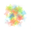 100 pcs multicolor thread holders plastic floss bobbins in one bag