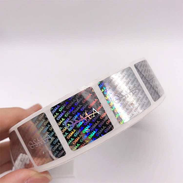 
China manufacturer waterproof hologram label round sticker logo stickers custom 