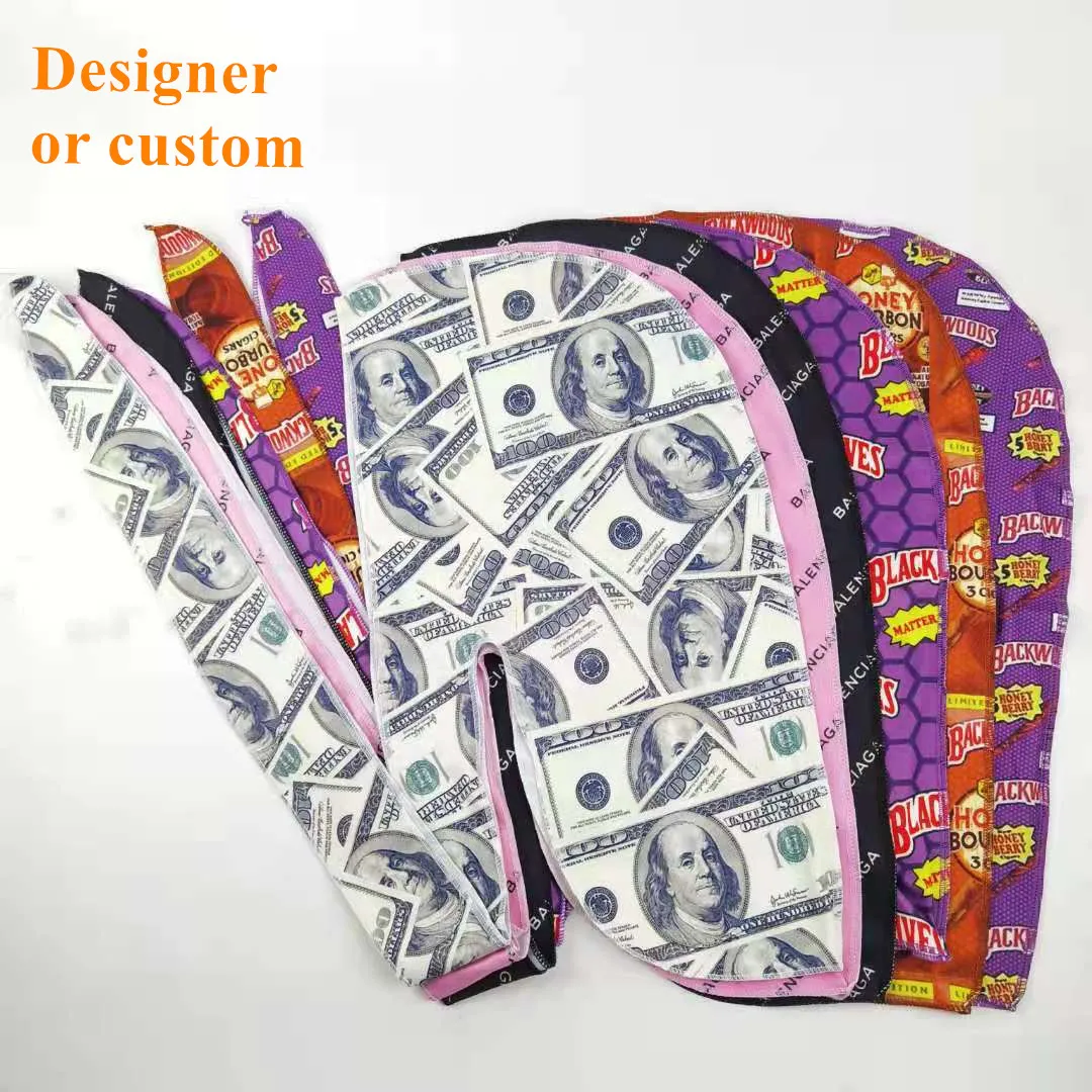 

Wholesale designer durag silk durag for men