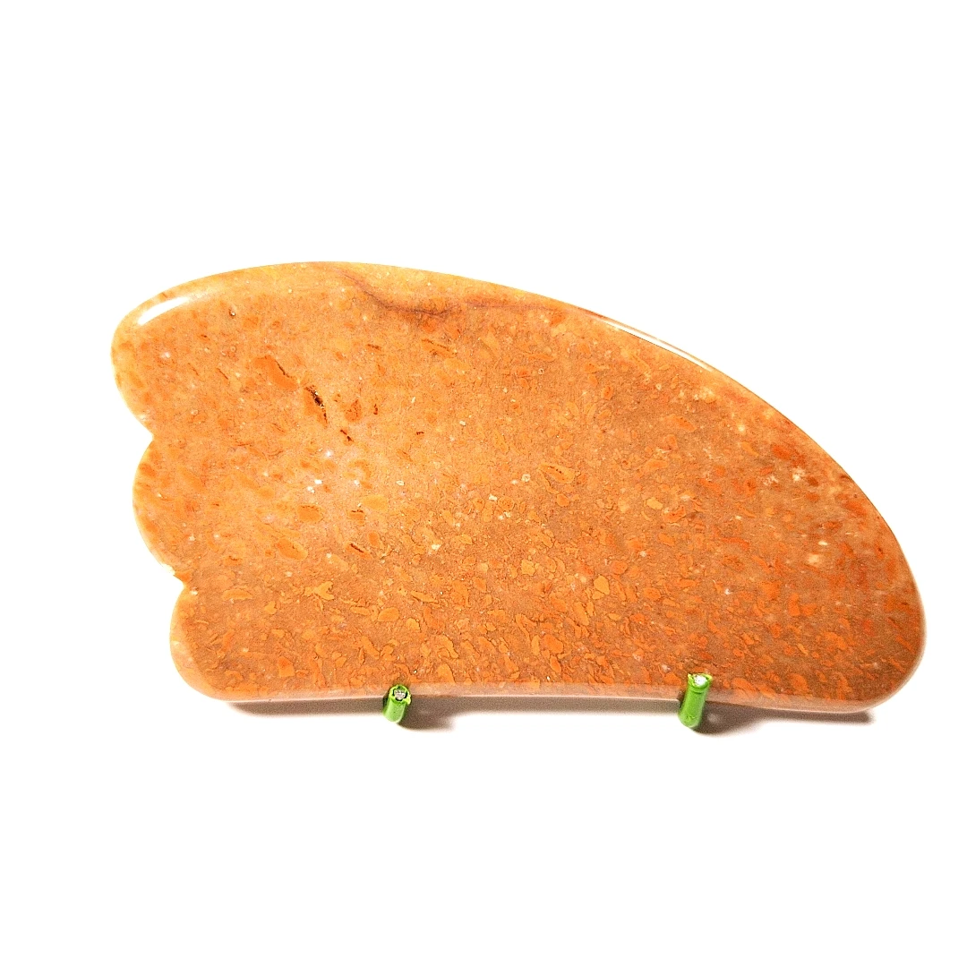 

New Natural claw shape Mookaite Jasper Gua Sha Private Label Guasha Stone for Personal Health