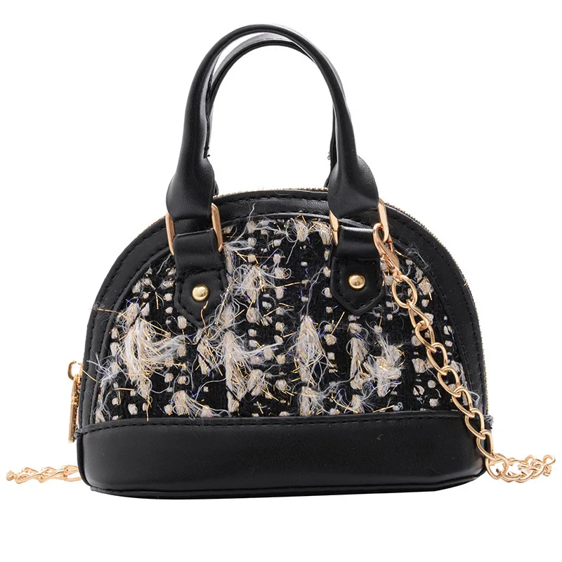

Korean Style Cute Kids Handbag 2021 Newest Princess Chain Crossbody Shell Bag sling bag for girls