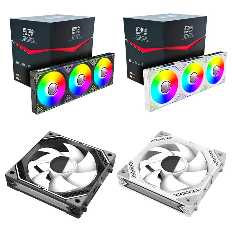 

120*120*25mm DC 12V LED 5V 4Pin Speed Cooling system ARGB RGB Cooling Fan Fans