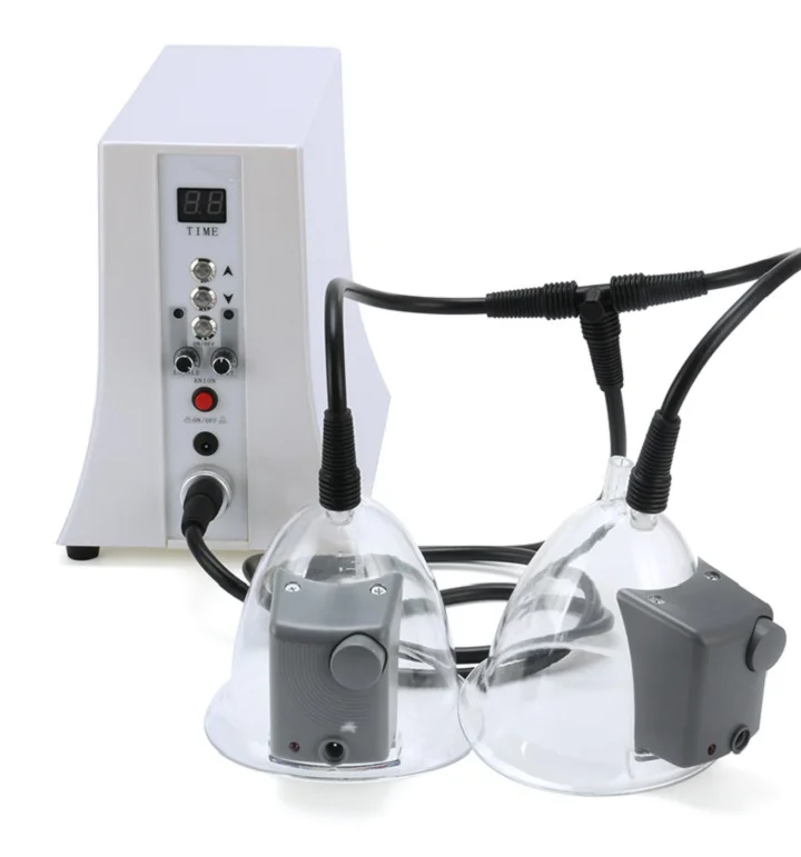 

2022 factory price Breast Enlargement vacuum physiotherapy Breast Massager vacuum pump cupping machine, White