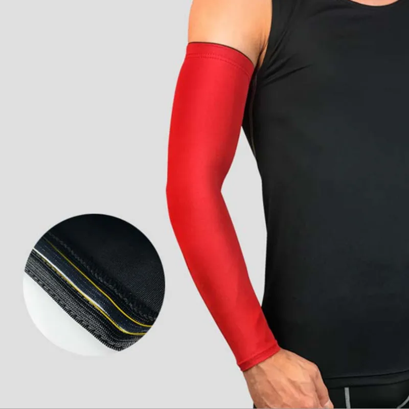 

Custom UV protection quick drying breathable polyester cycling sports compression arm warmer protective sleeves for arms, Customized color