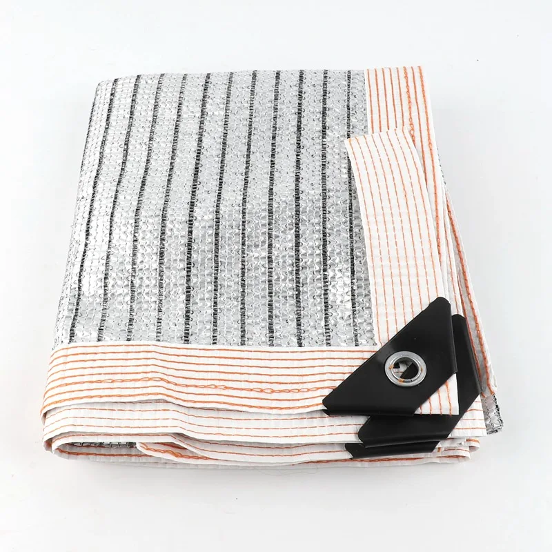 

75% Shading Rate Aluminum Foil Shading Net Garden Anti-UV Sun Shade Sail Outdoor Car Sunblock Plants Sunscreen Nets