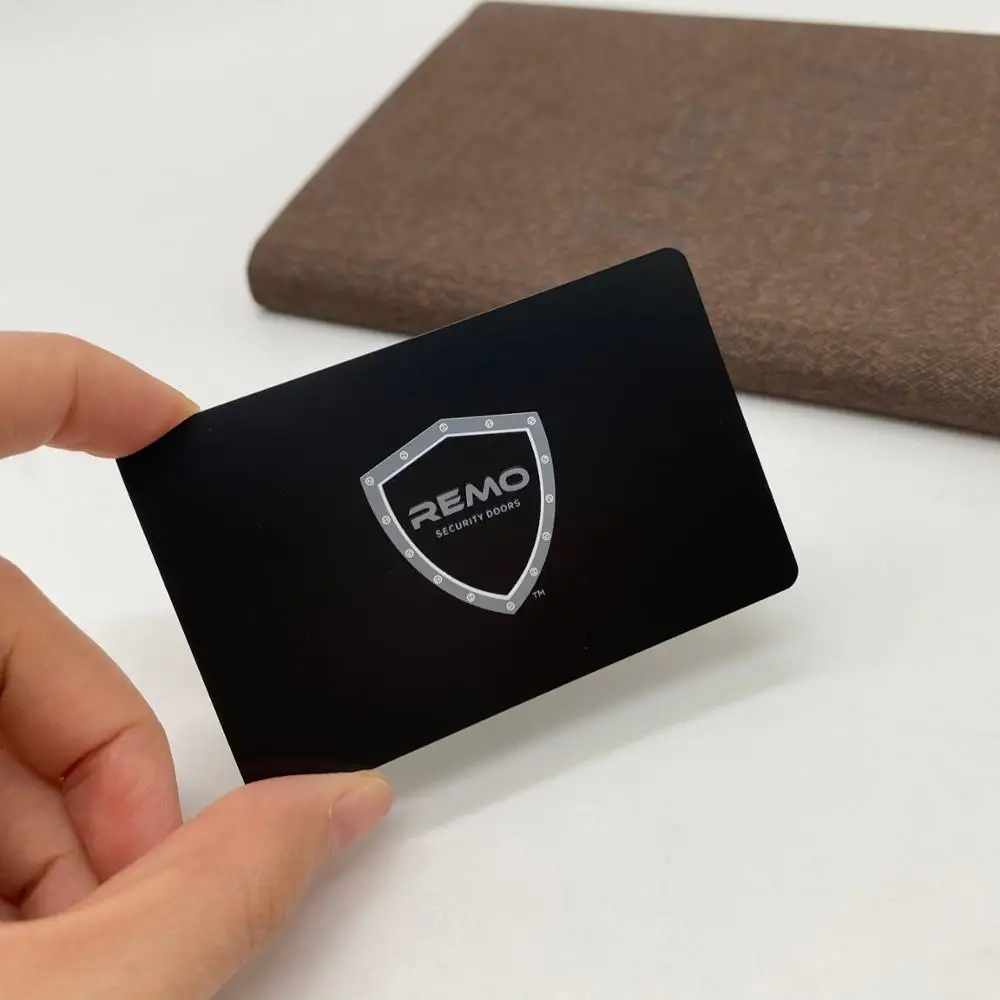 DU metal business cards