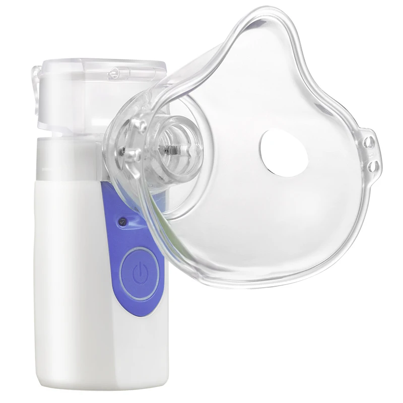 

2022 Medical Ultrasonic Atomizer Mini Handheld Portable Rechargeable Inhalator Mesh High Flow Nebulizer Atomizador