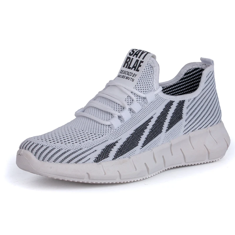 

2021 New designs fashion men shoes knit fly knit fashion sneaker shoes footwear, Customized color