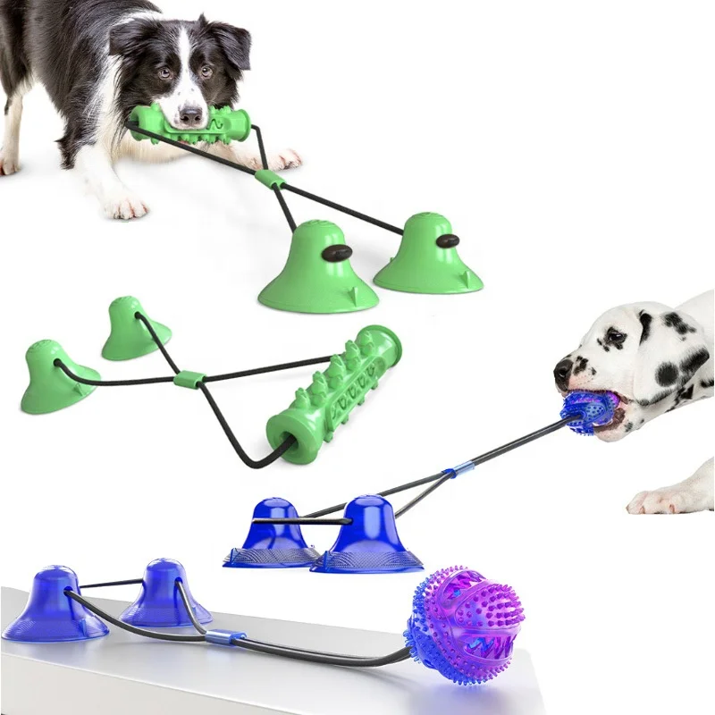 

Top Sales Leaking Food Toys For Dog Wholesale Interactive Pet Treat Ball Dog Rope Chew Toys Molar Bite Toy Dog Teeth Cleaning