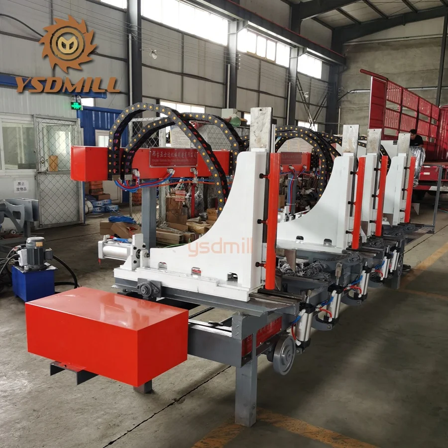 Automatic Laser Vertical Band Sawmill Wood Cutting Machine With Cnc